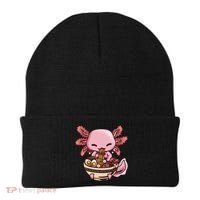 Axolotl Ramen Anime Kawaii Eating Teens Beanie thumb 0
