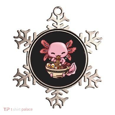 Axolotl Ramen Anime Kawaii Eating Teens Ornament