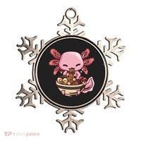 Axolotl Ramen Anime Kawaii Eating Teens Ornament thumb 0