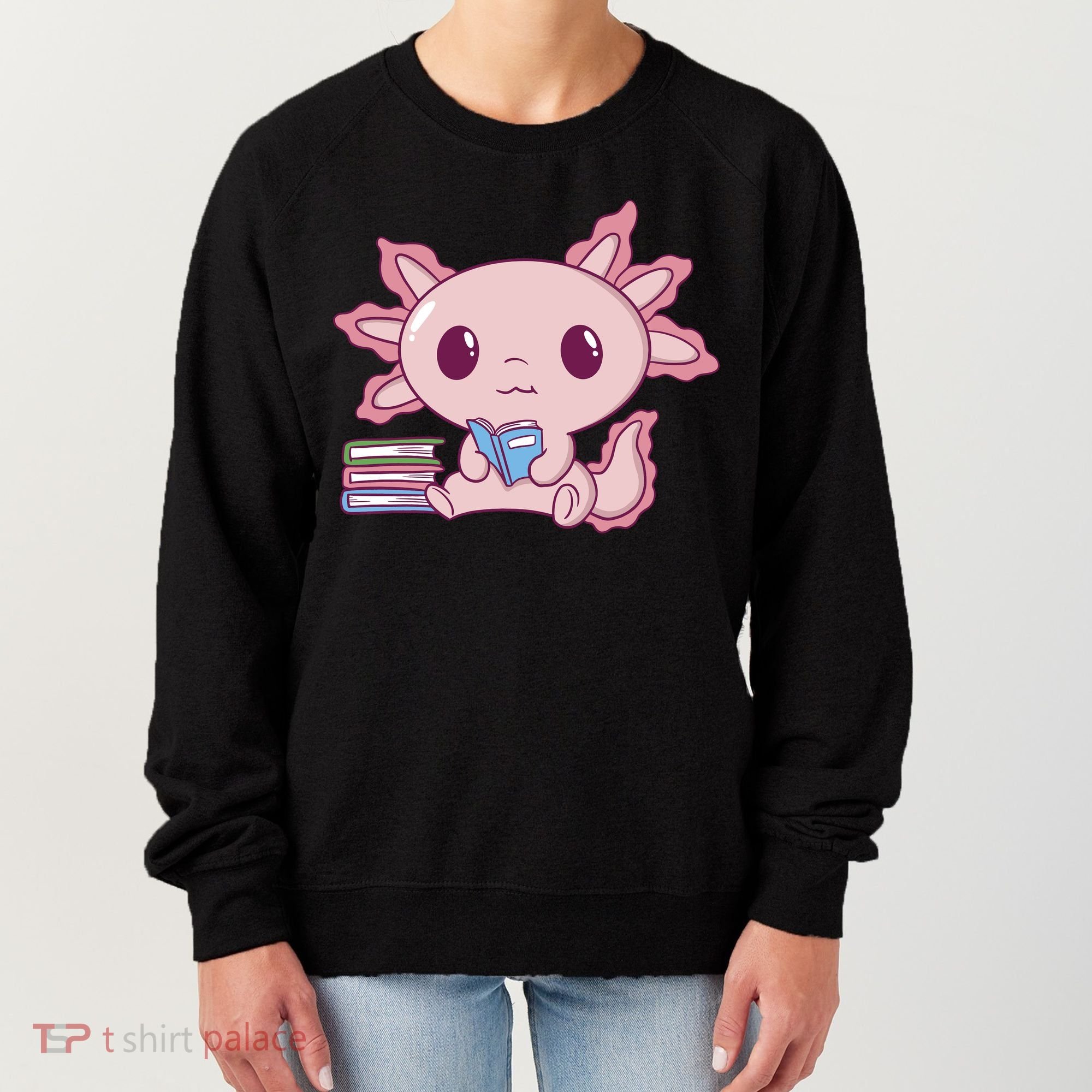 Axolotl Reading Women's Sweatshirt
