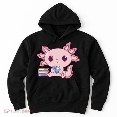 Axolotl Reading Hoodie