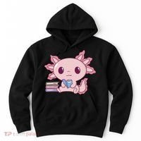 Axolotl Reading Hoodie thumb 0
