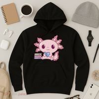 Axolotl Reading Hoodie thumb 3