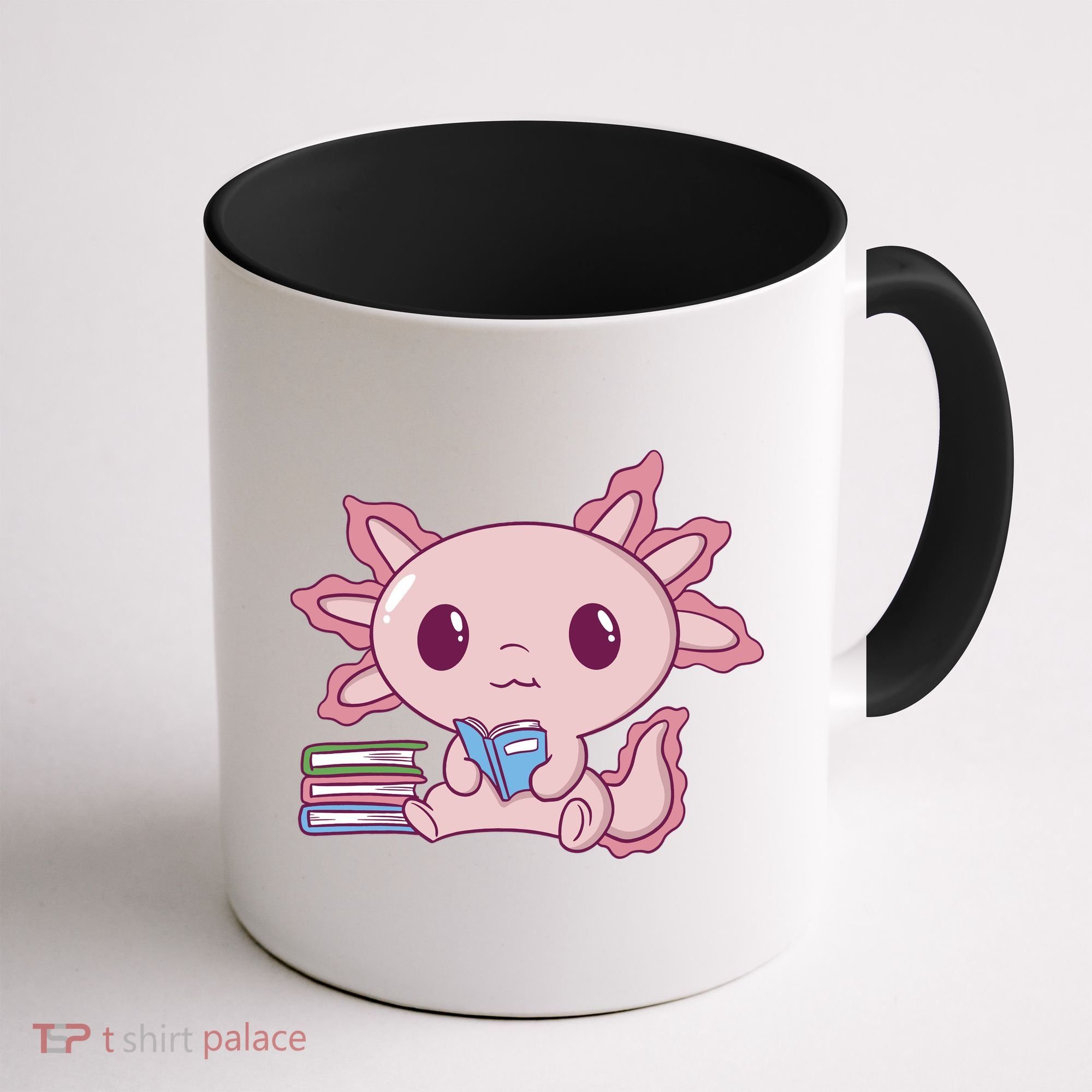 Axolotl Reading Coffee Mug