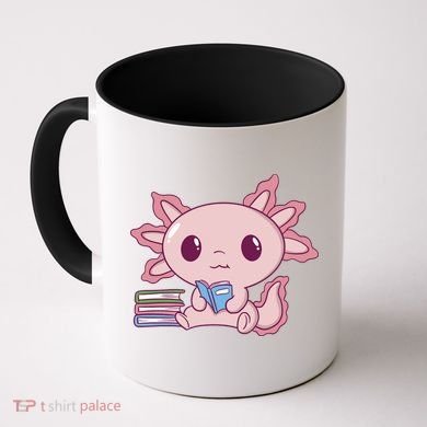 Axolotl Reading Coffee Mug