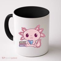 Axolotl Reading Coffee Mug thumb 0