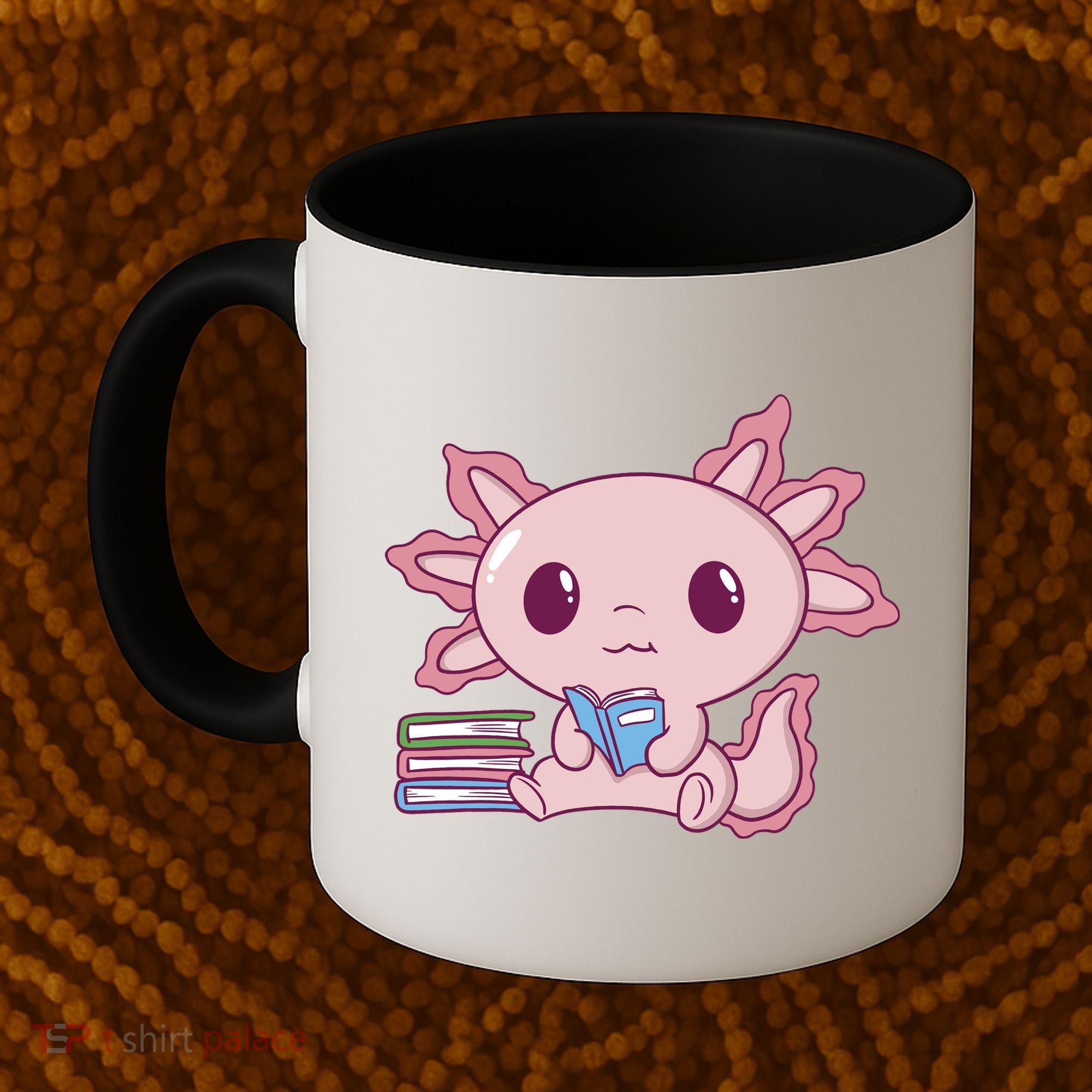 Axolotl Reading Coffee Mug