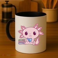 Axolotl Reading Coffee Mug thumb 4