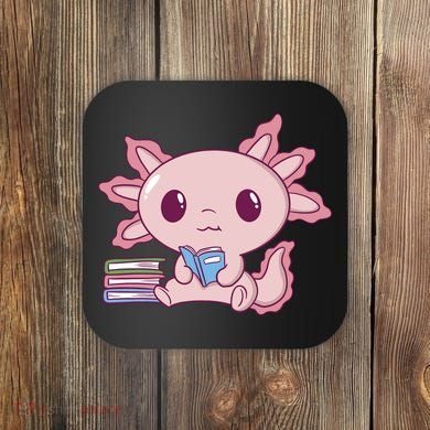 Axolotl Reading Coaster