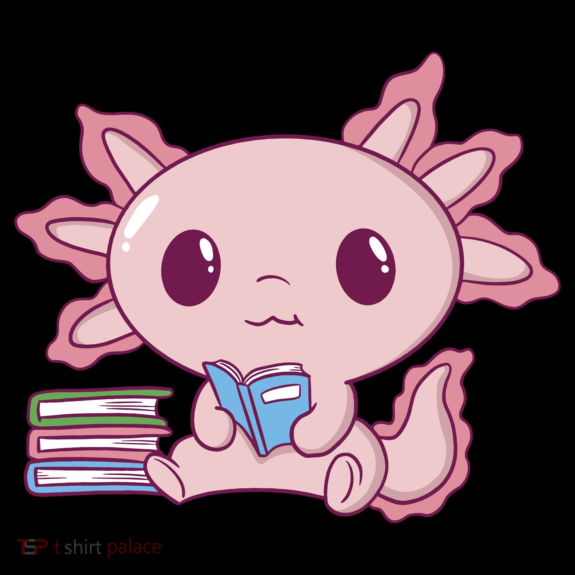 Axolotl Reading Women's Hoodie
