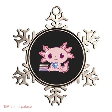 Axolotl Reading Ornament