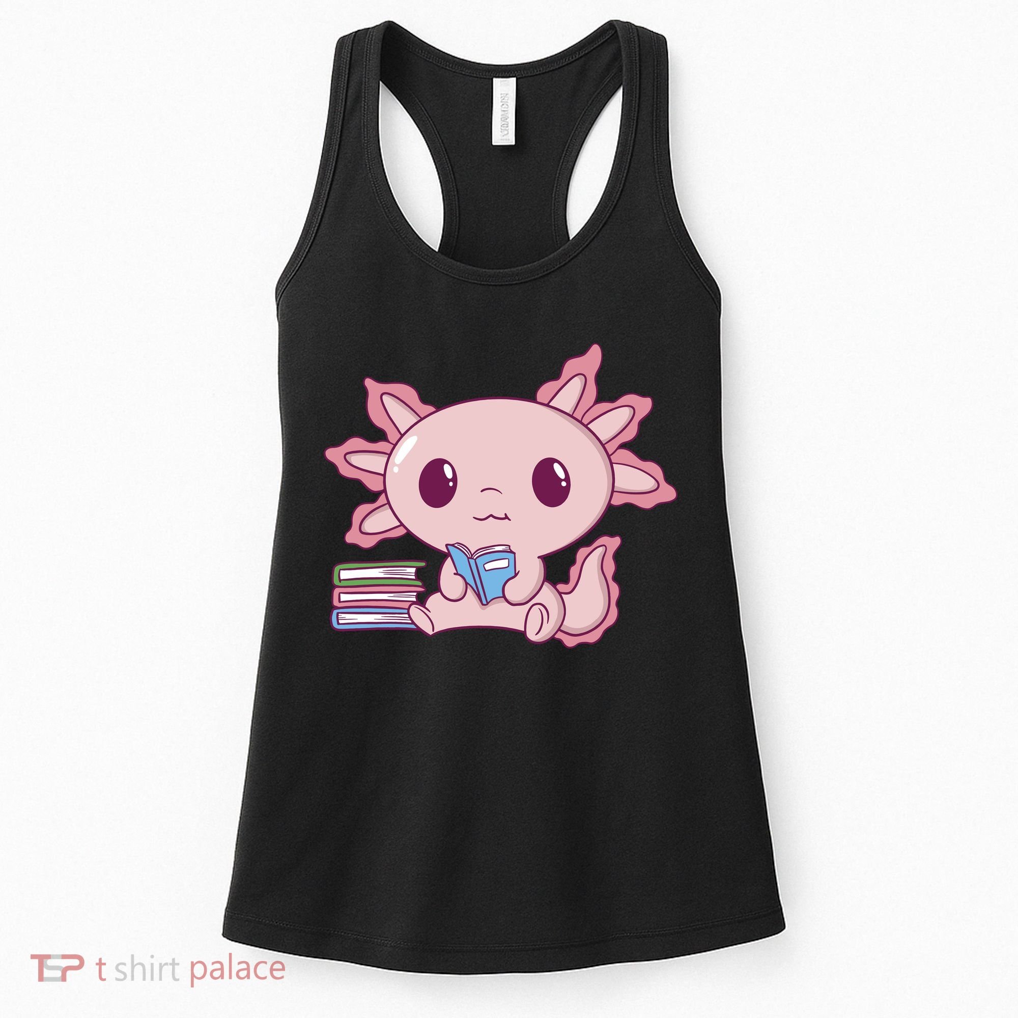 Axolotl Reading Women's Tank Top