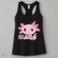 Axolotl Reading Women's Tank Top thumb 3