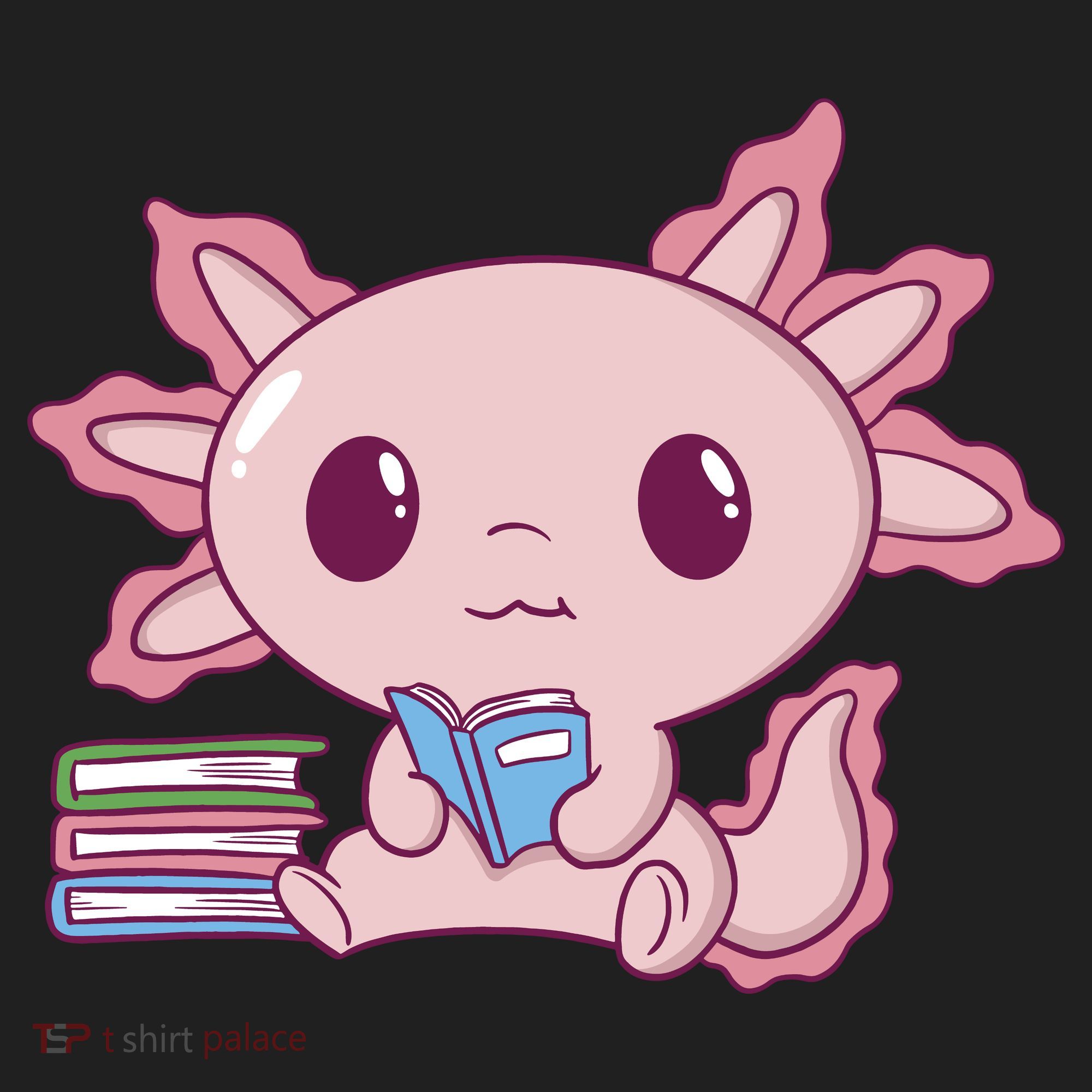 Axolotl Reading Hat