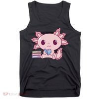 Axolotl Reading Tank Top thumb 0