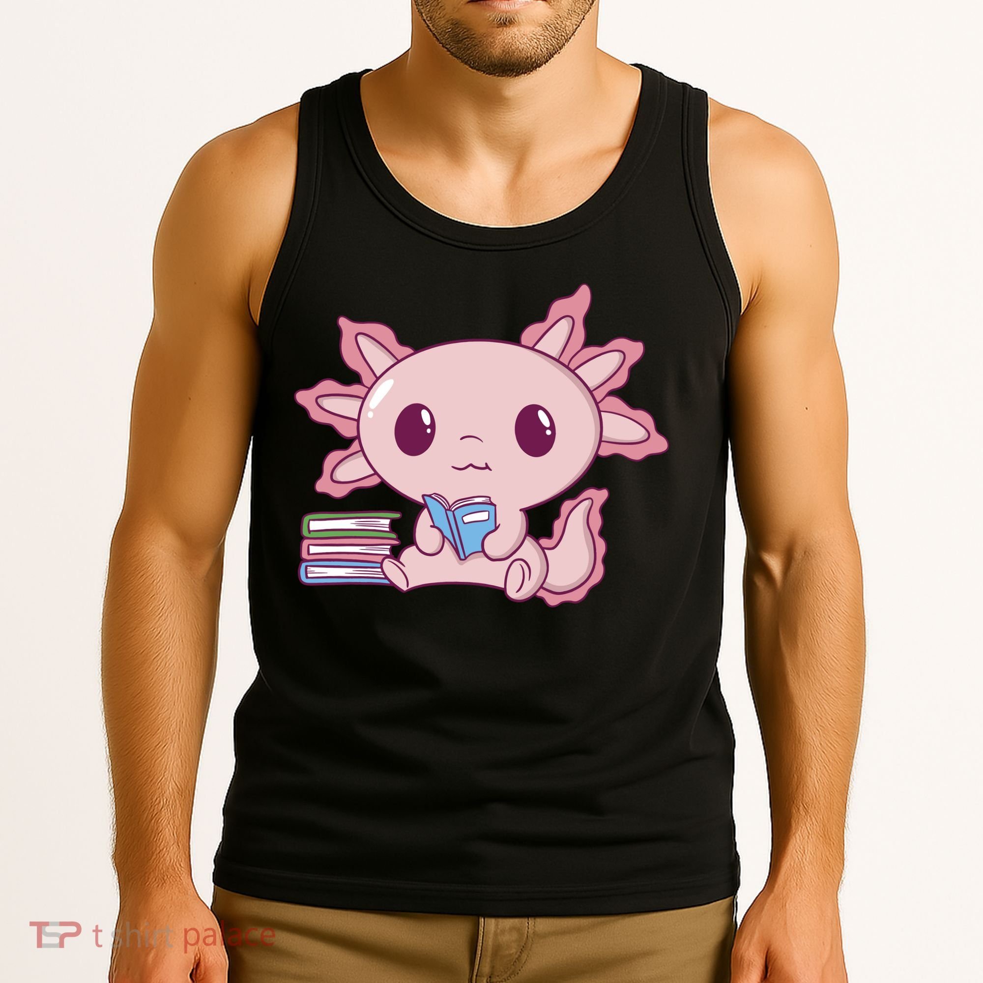 Axolotl Reading Tank Top