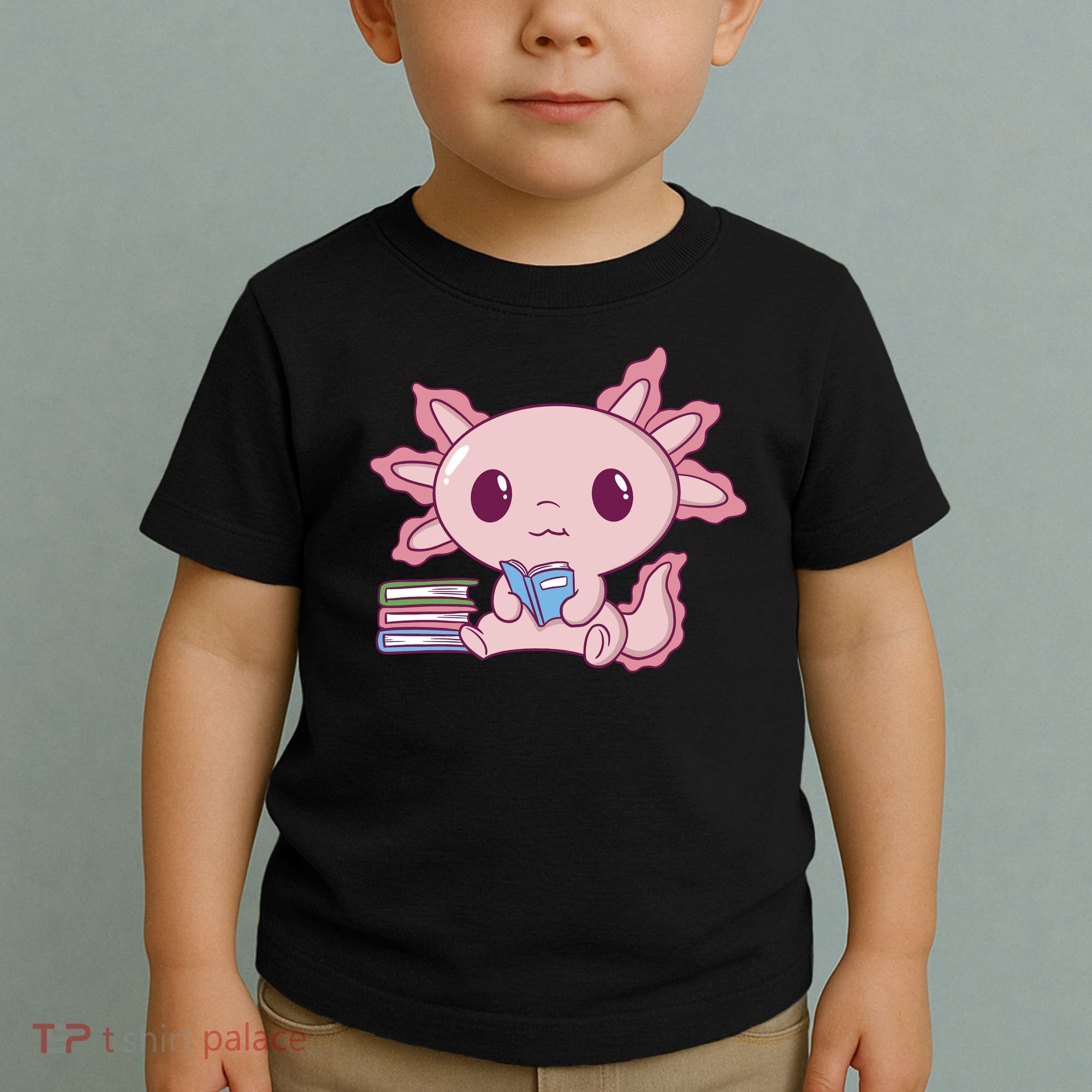 Axolotl Reading Toddler T-Shirt