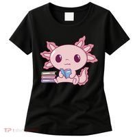 Axolotl Reading Women's T-Shirt thumb 0