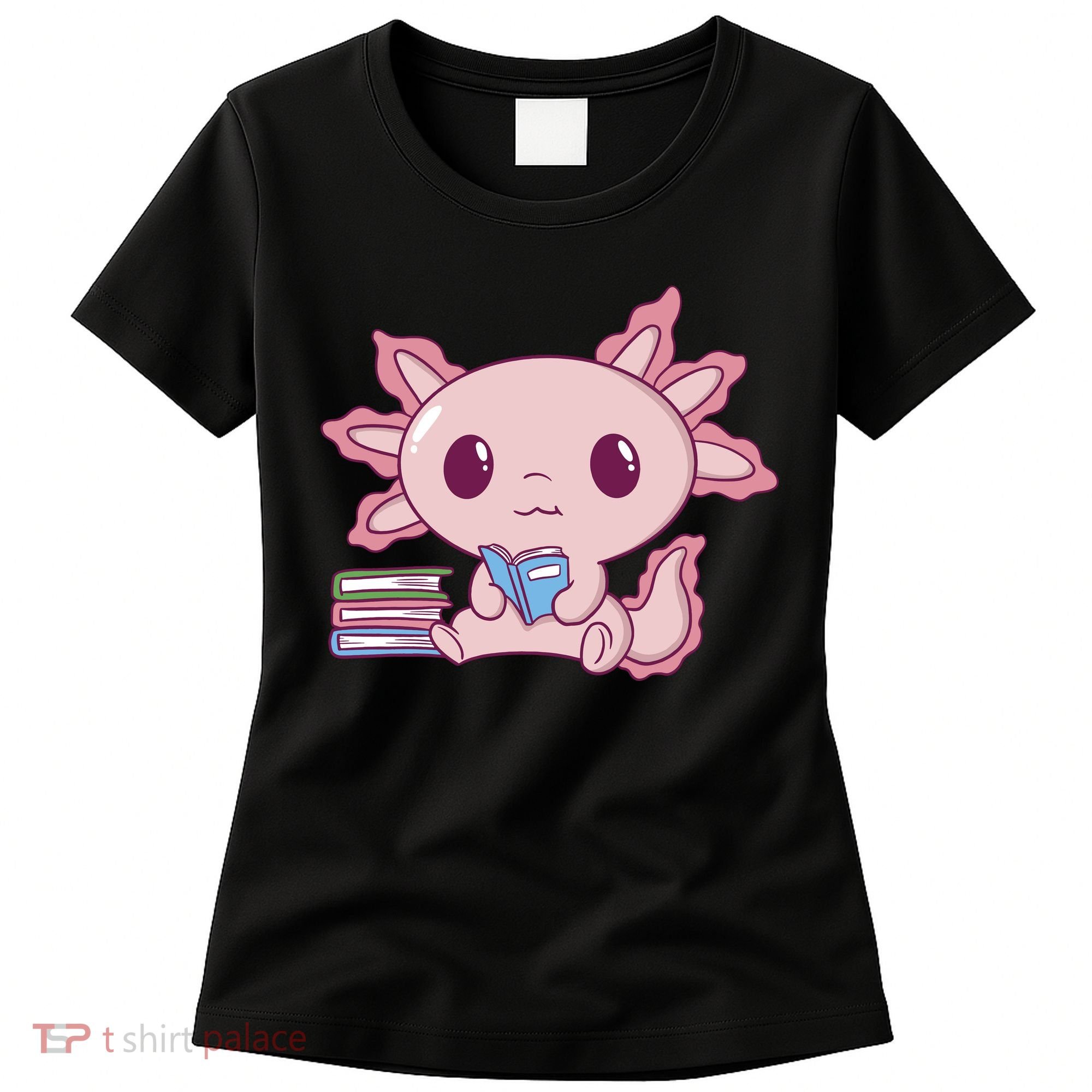 Axolotl Reading Women's T-Shirt