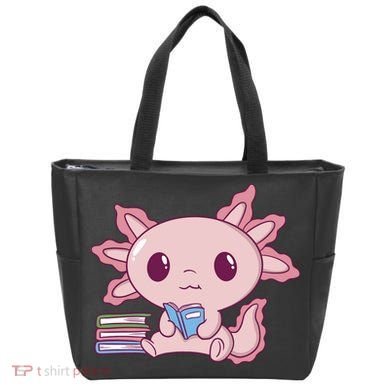 Axolotl Reading Tote Bag