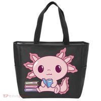 Axolotl Reading Tote Bag thumb 0