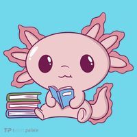 Axolotl Reading Long Sleeve Shirt thumb 2