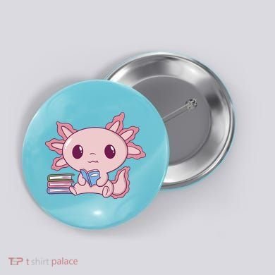 Axolotl Reading Button