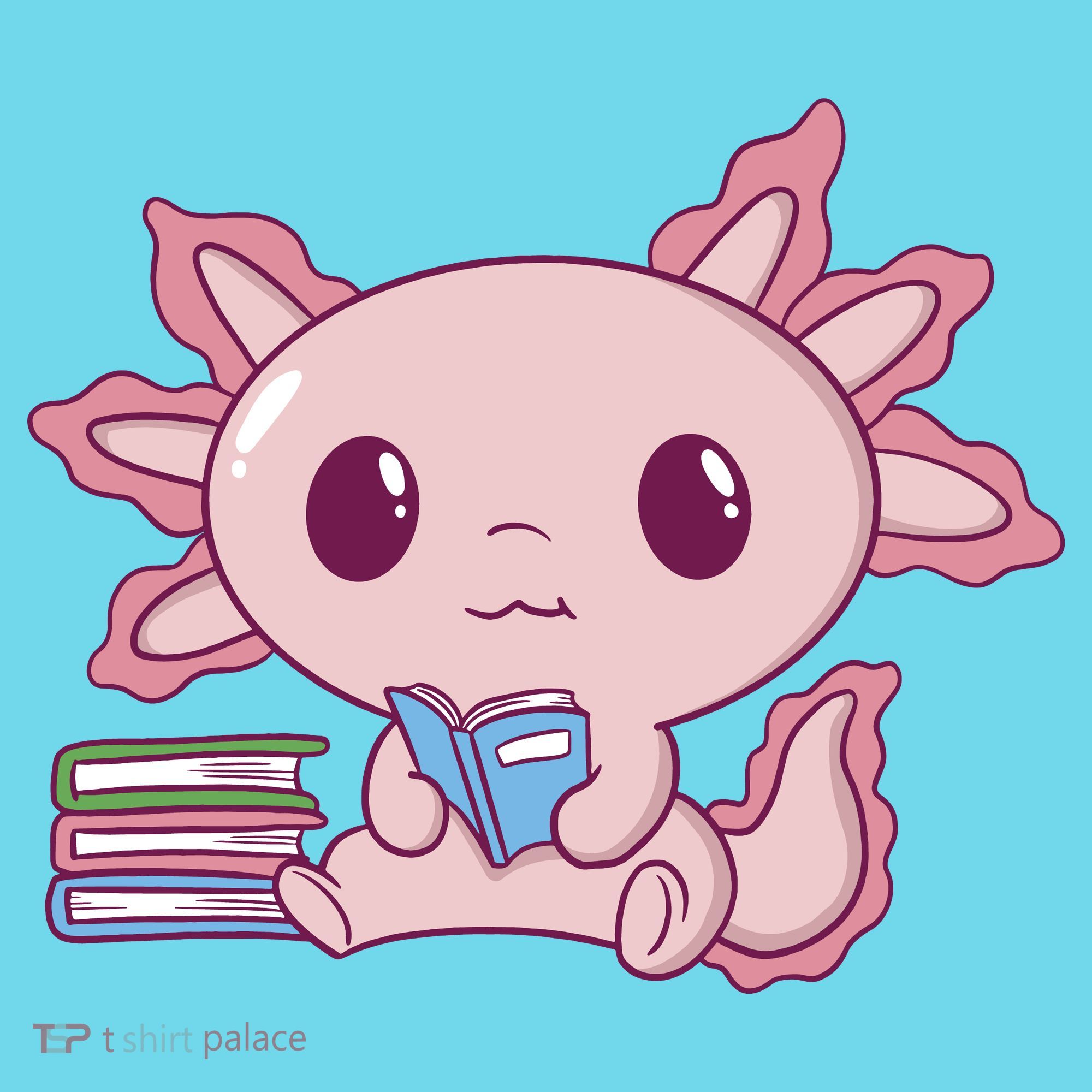 Axolotl Reading Button