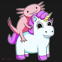 Axolotl Riding A Unicorn Funny Cute Bucket Hat thumb 4