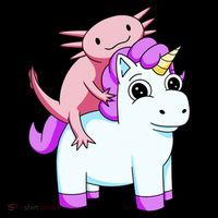 Axolotl Riding A Unicorn Funny Cute Coffee Mug thumb 5