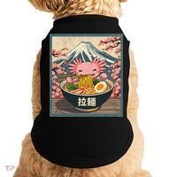 Axolotl Ramen Anime  Doggie Tank thumb 0