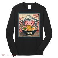 Axolotl Ramen Anime  Long Sleeve Shirt thumb 0