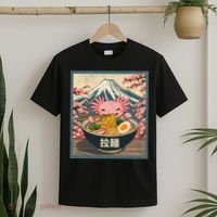 Axolotl Ramen Anime  T-Shirt thumb 2