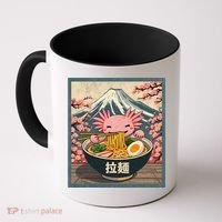 Axolotl Ramen Anime  Coffee Mug thumb 0