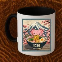 Axolotl Ramen Anime  Coffee Mug thumb 2