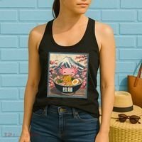 Axolotl Ramen Anime  Women's Tank Top thumb 2