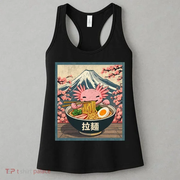 Axolotl Ramen Anime  Women's Tank Top
