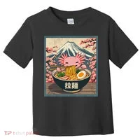 Axolotl Ramen Anime  Toddler T-Shirt thumb 0