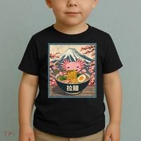 Axolotl Ramen Anime  Toddler T-Shirt thumb 2