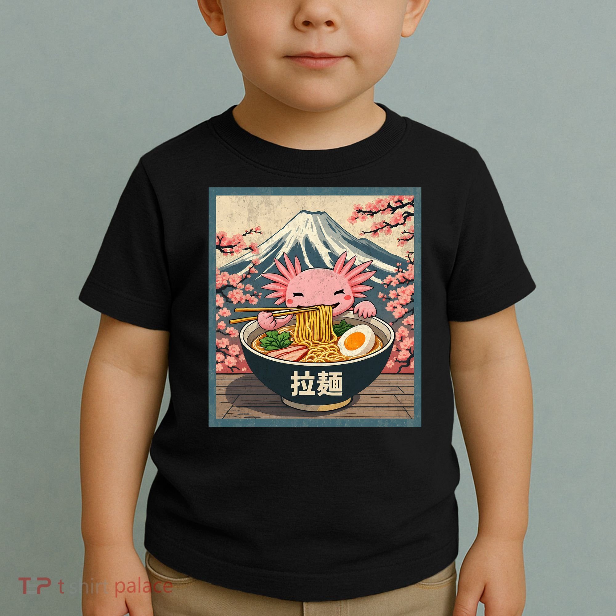 Axolotl Ramen Anime  Toddler T-Shirt