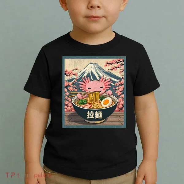 Axolotl Ramen Anime  Toddler T-Shirt