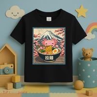 Axolotl Ramen Anime  Toddler T-Shirt thumb 3