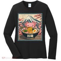 Axolotl Ramen Anime  Women's Long Sleeve Shirt thumb 0