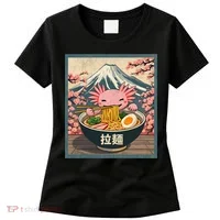 Axolotl Ramen Anime  Women's T-Shirt thumb 0