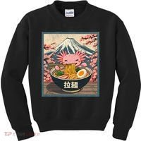 Axolotl Ramen Anime  Kids Sweatshirt thumb 0