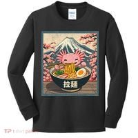 Axolotl Ramen Anime  Kids Long Sleeve Shirt thumb 0