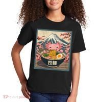 Axolotl Ramen Anime  Kids T-Shirt thumb 2