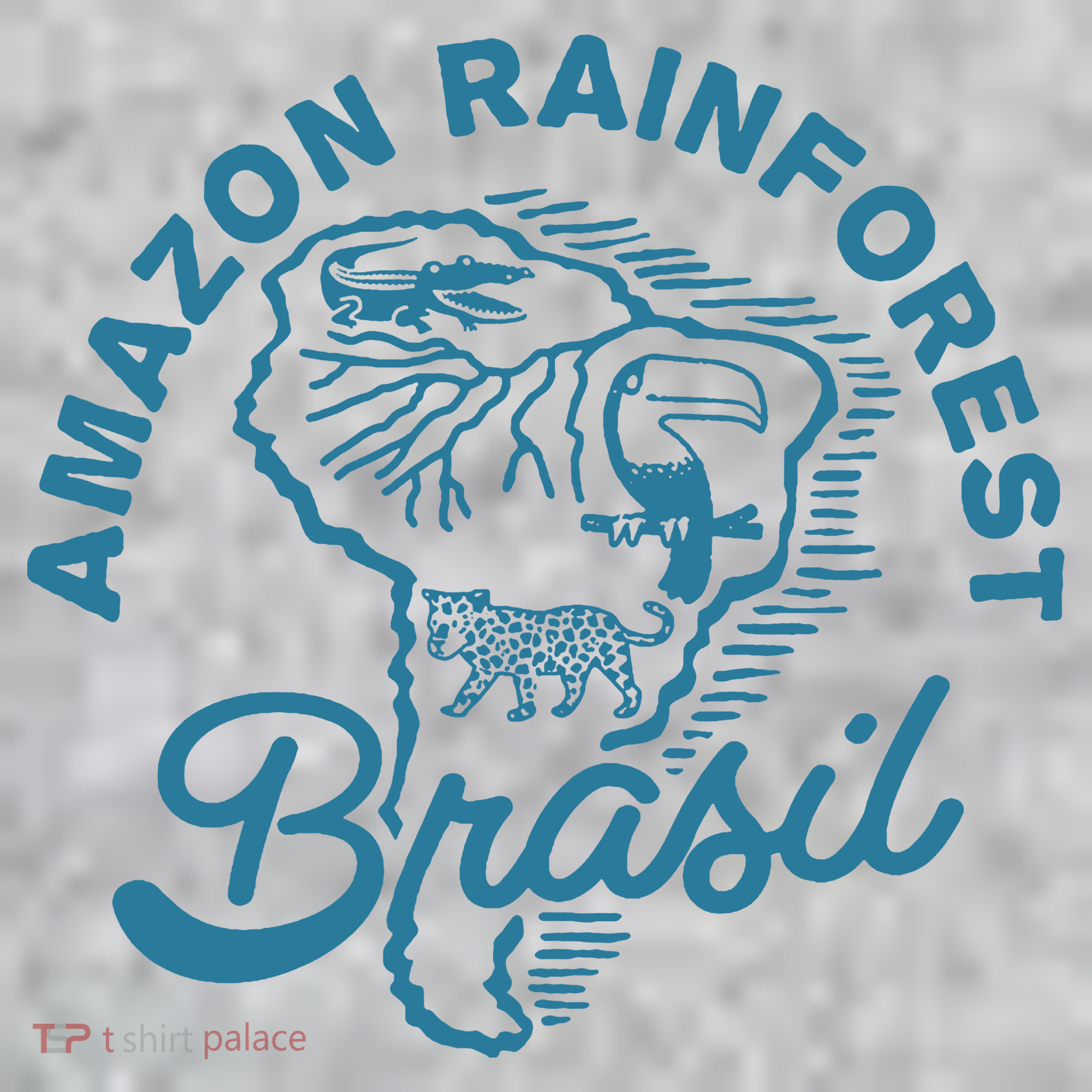 Amazon Rainforest The Baniff Cuffed Pom Beanie