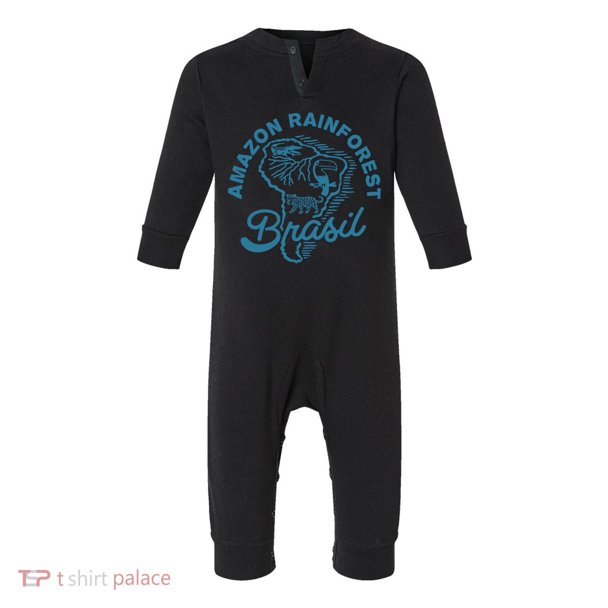 Amazon Rainforest Infant Fleece One Piece
