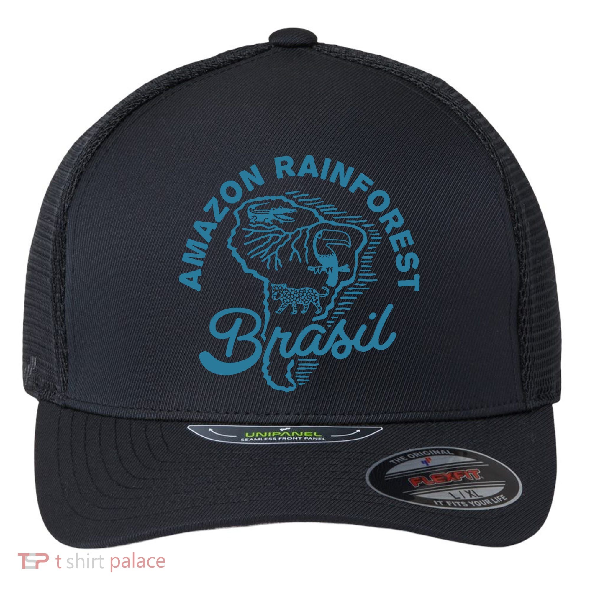 Amazon Rainforest Flexfit Unipanel Trucker Cap
